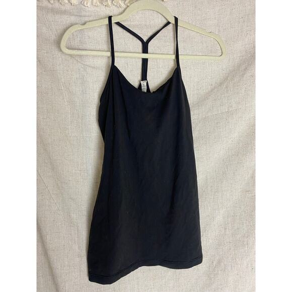 Lululemon Power Pose Black Tank Light Support for A/B Cup Size 6 - Picture 3 of 11